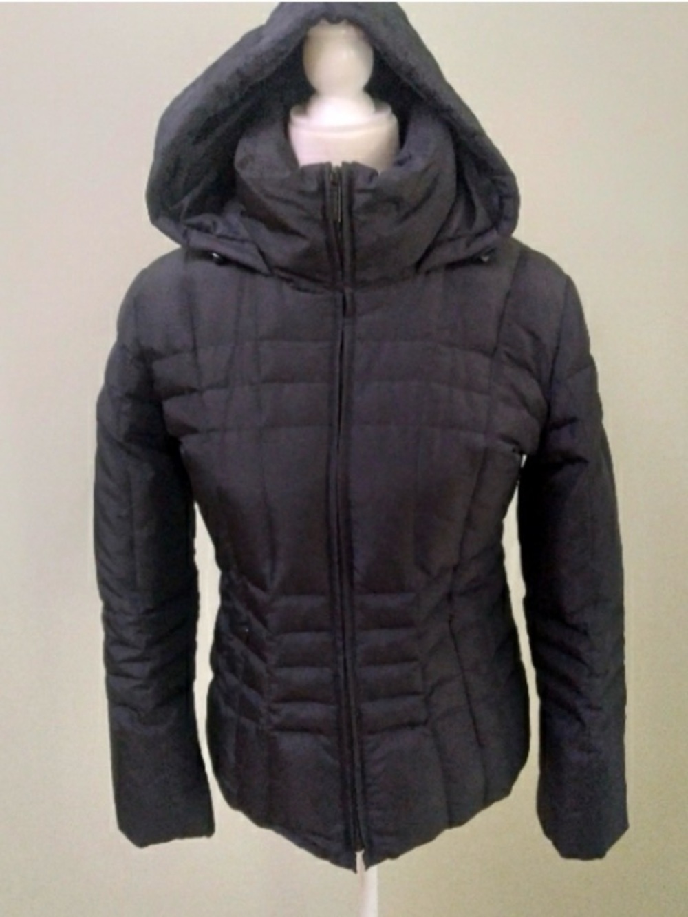 Calvin Klein Black Down Puffer Jacket Coat Size S
